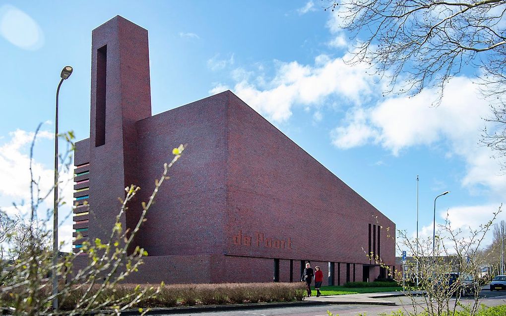 Kerkgebouw de Poort in Urk. beeld ANP