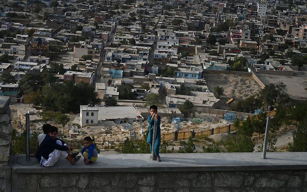 Blik op de Afghaanse hoofdstad Kabul. beeld AFP