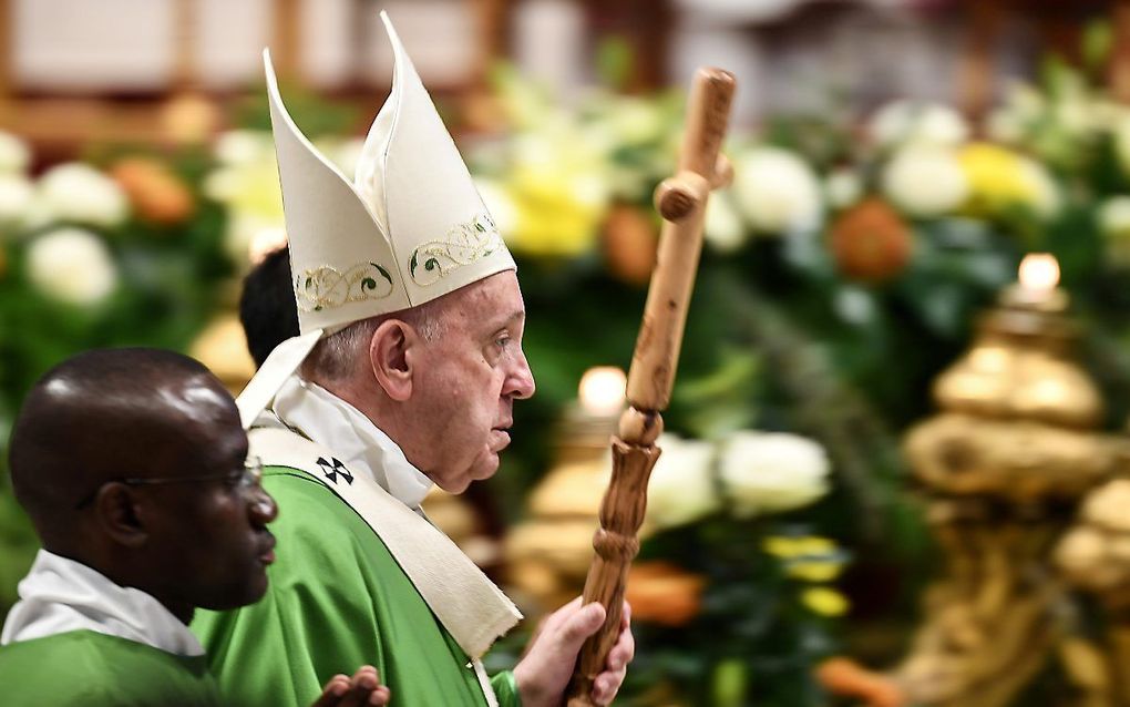 De Rooms Katholiek Kerk groeide in Afrika in 2017 het hardst. beeld AFP, Vincenzo Pinto