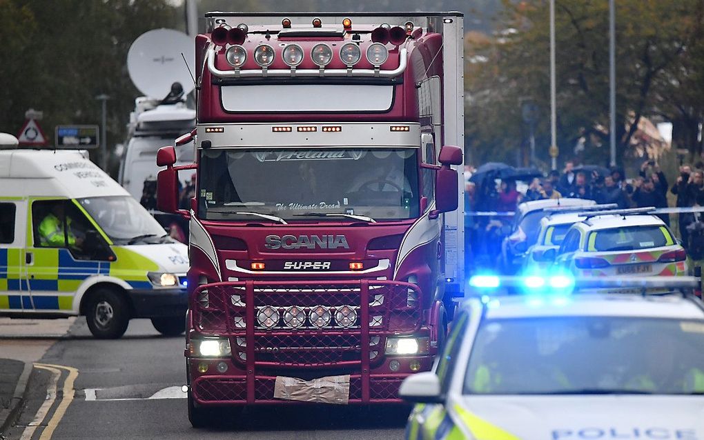 De dodentruck. beeld AFP