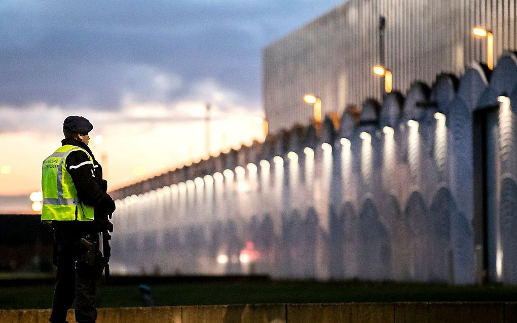 De extra beveiligde gevangenis bij Schiphol. beeld ANP