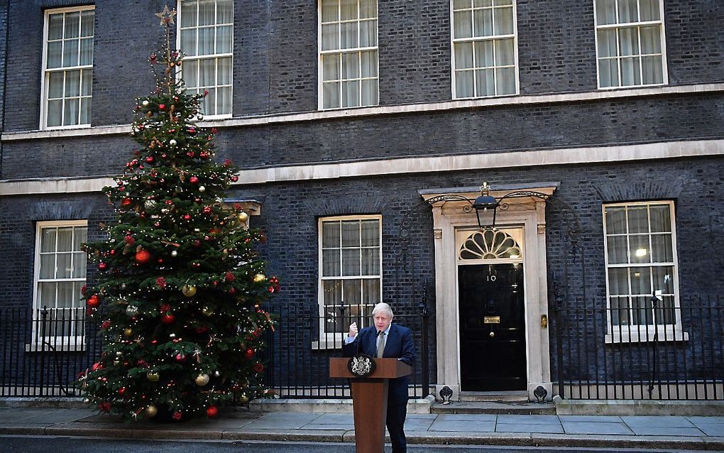 De Britse premier Boris Johnson. beeld AFP