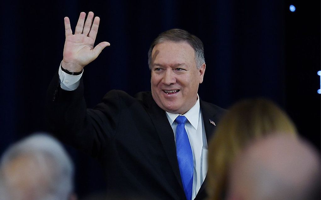 De Amerikaanse minister Mike Pompeo. beeld AFP