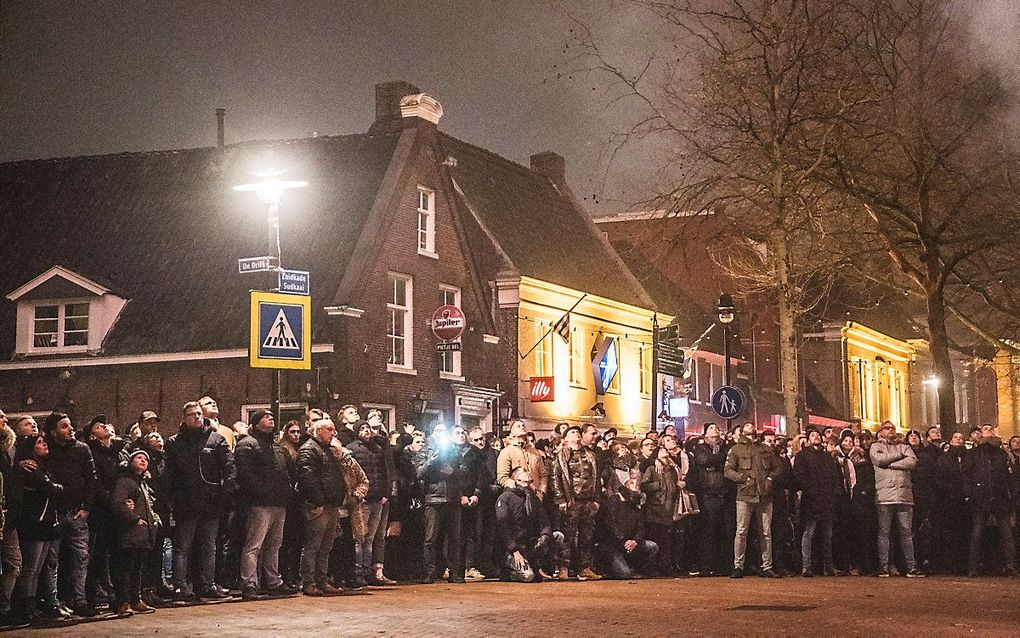 Stille tocht in Drachten. beeld ANP