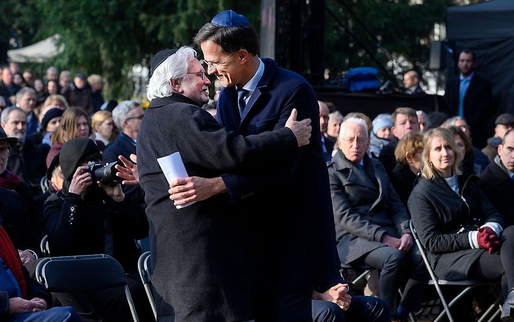 Jacques Grishaver (l.) en premier Rutte. beeld ANP