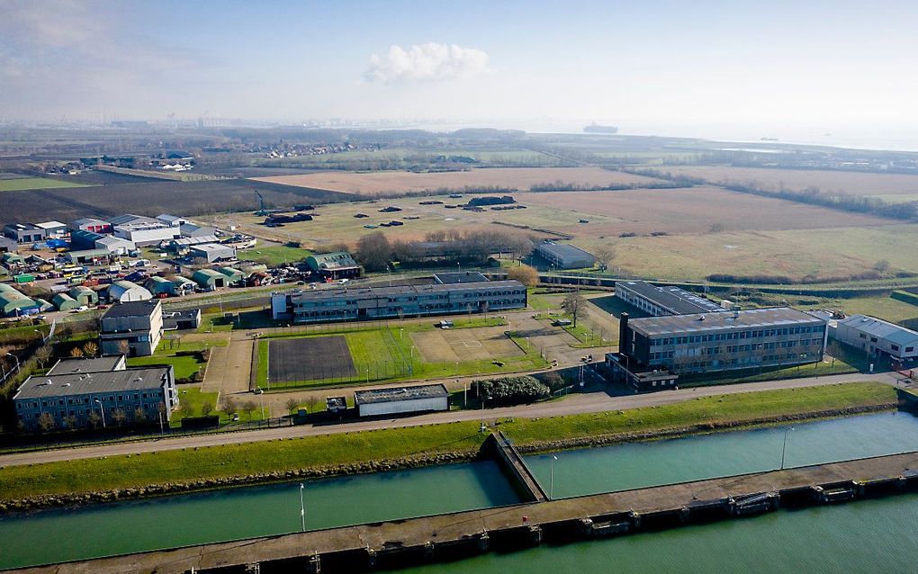 De beoogde locatie van de marinierskazerne in Vlissingen. beeld ANP