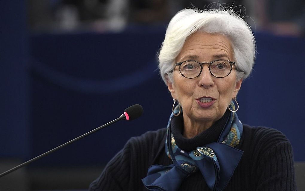 ECB-president Christine Lagarde. beeld AFP