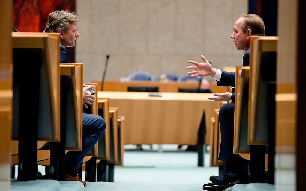 Voordewind (CU) en Van der Staaij (SGP), beeld ANP, Bart Maat.