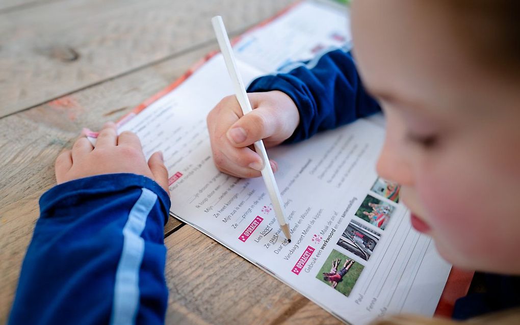 Thuisonderwijs heeft over het algemeen niet gezorgd voor grote leerachterstanden. beeld ANP, Bart Maat