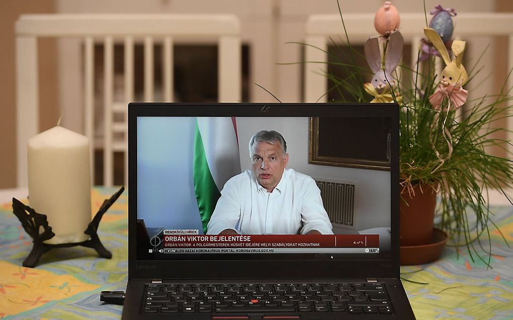 Orbán. beeld AFP