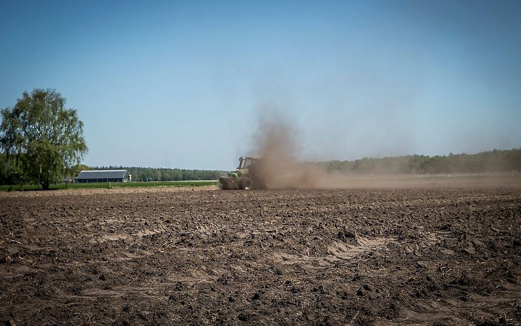 Droge akker in Markelo. beeld ANP