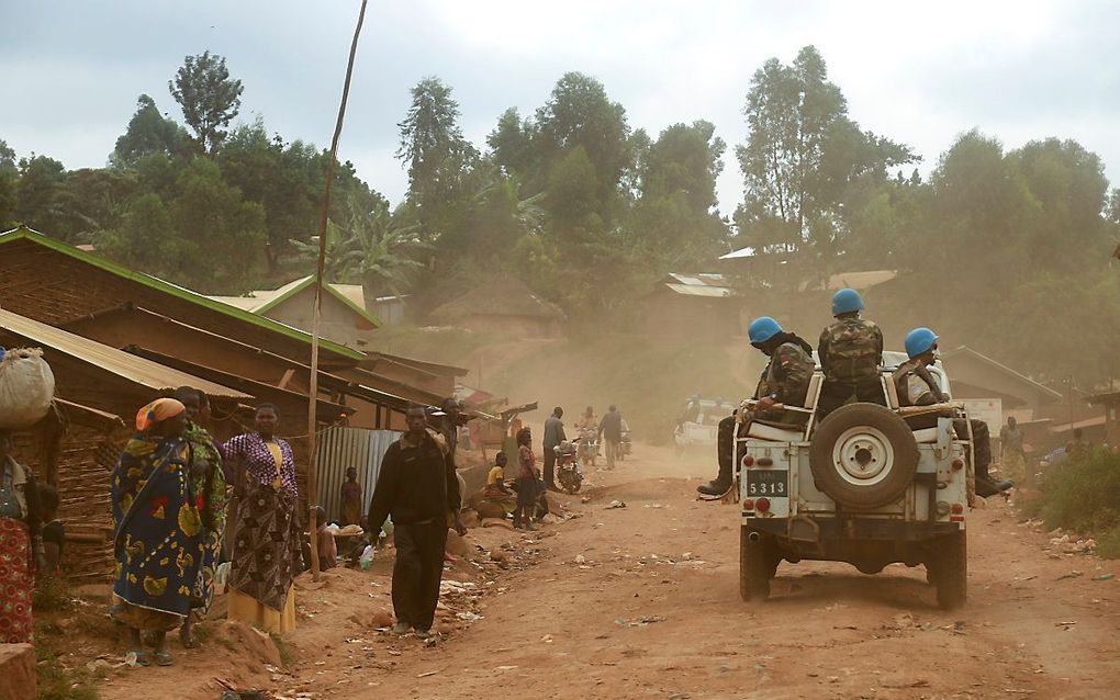 VN-soldaten in de provincie Ituri in Congo. beeld AFP