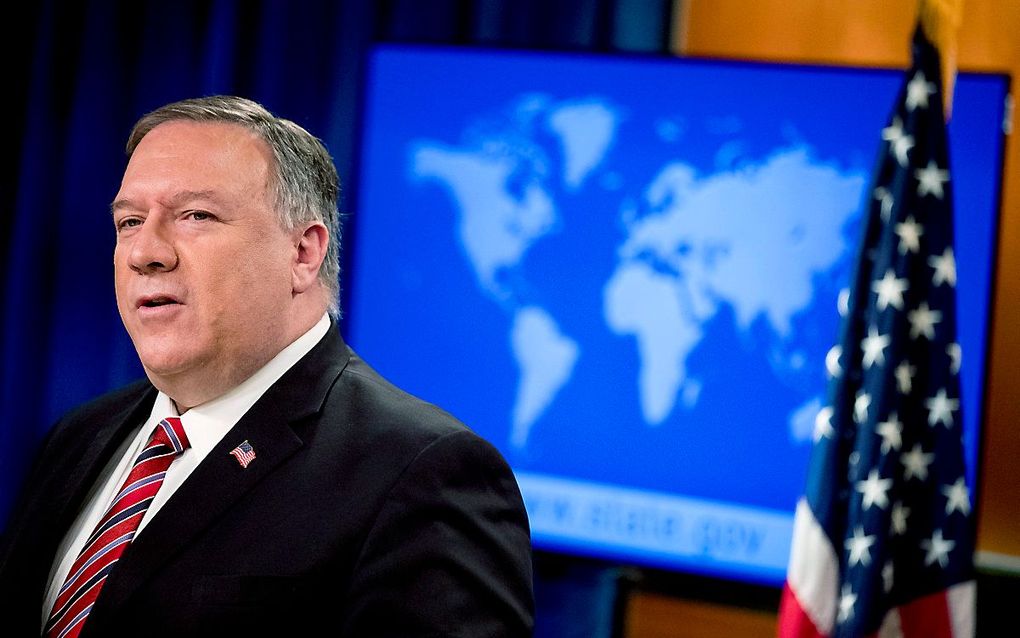 Pompeo. beeld AFP