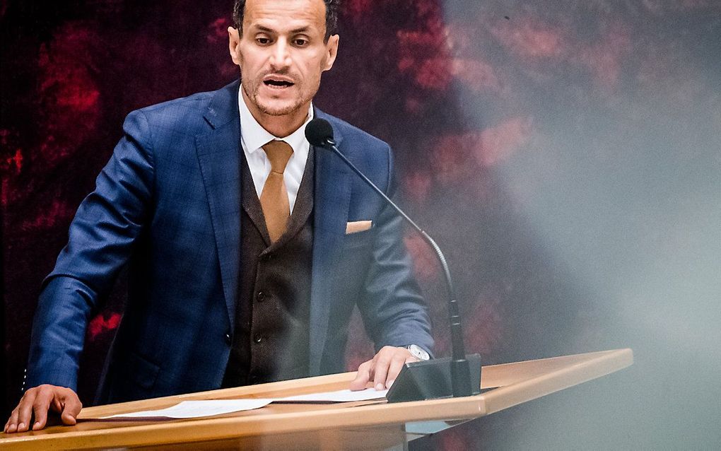 Farid Azarkan in de Tweede Kamer. beeld ANP