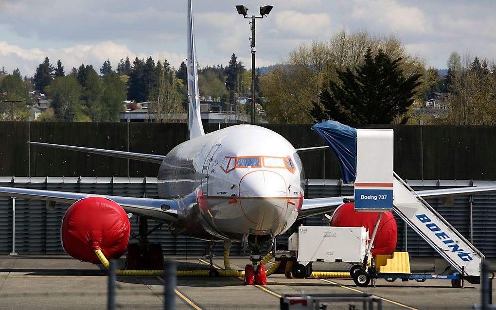 Een Boeing 737 MAX 9. beeld AFP