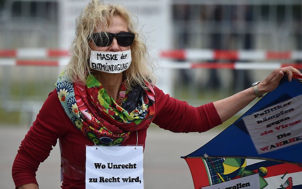 Protest in München. beeld AFP