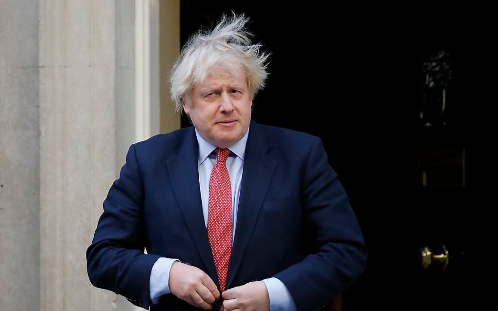 De Britse premier Boris Johnson. beeld AFP