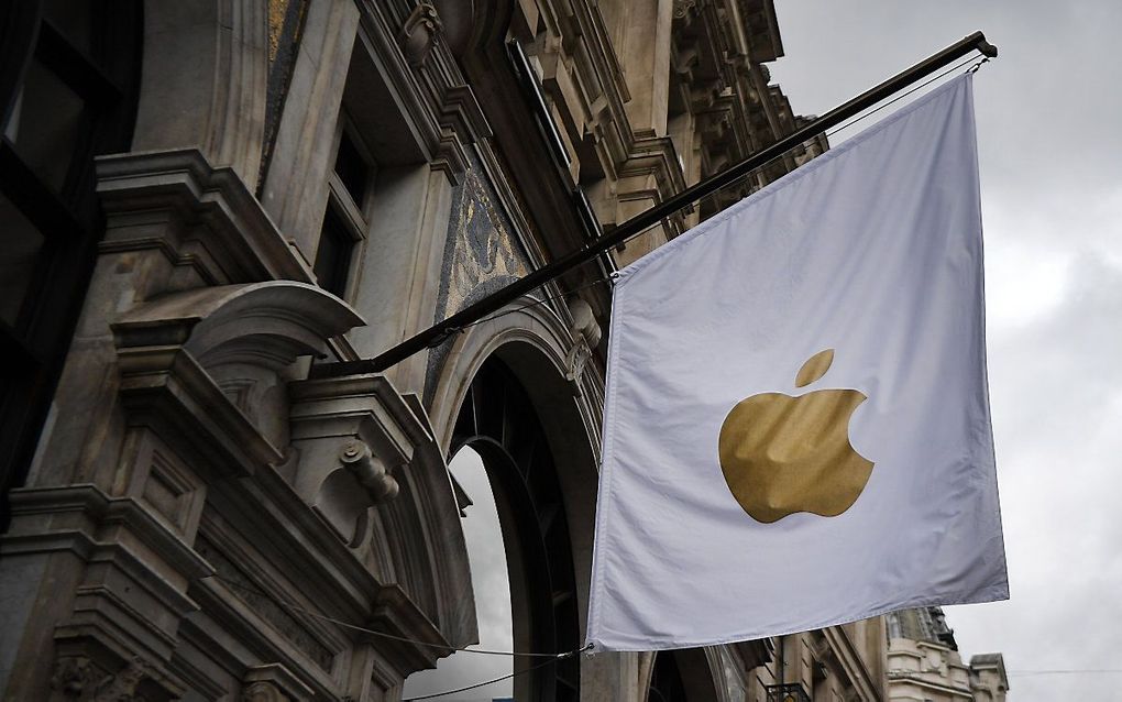 Een Apple-winkel in Londen. beeld EPA, Andy Rain