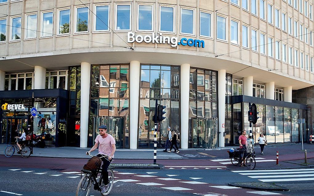 Hoofdkantoor van Booking.com in Amsterdam. beeld ANP, Sem van der Wal