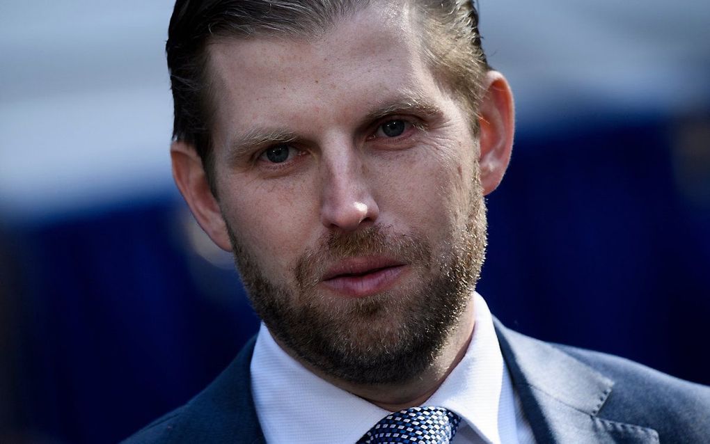 Eric Trump, de zoon van de Amerikaanse president Donald Trump. beeld AFP, Brendan Smialowski