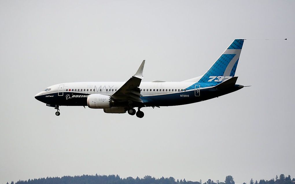 Een Boeing 737 MAX. beeld AFP