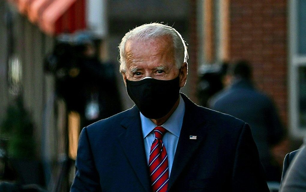 Biden. beeld AFP, CHANDAN KHANNA