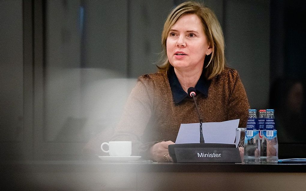 Minister Van Nieuwenhuizen. beeld ANP