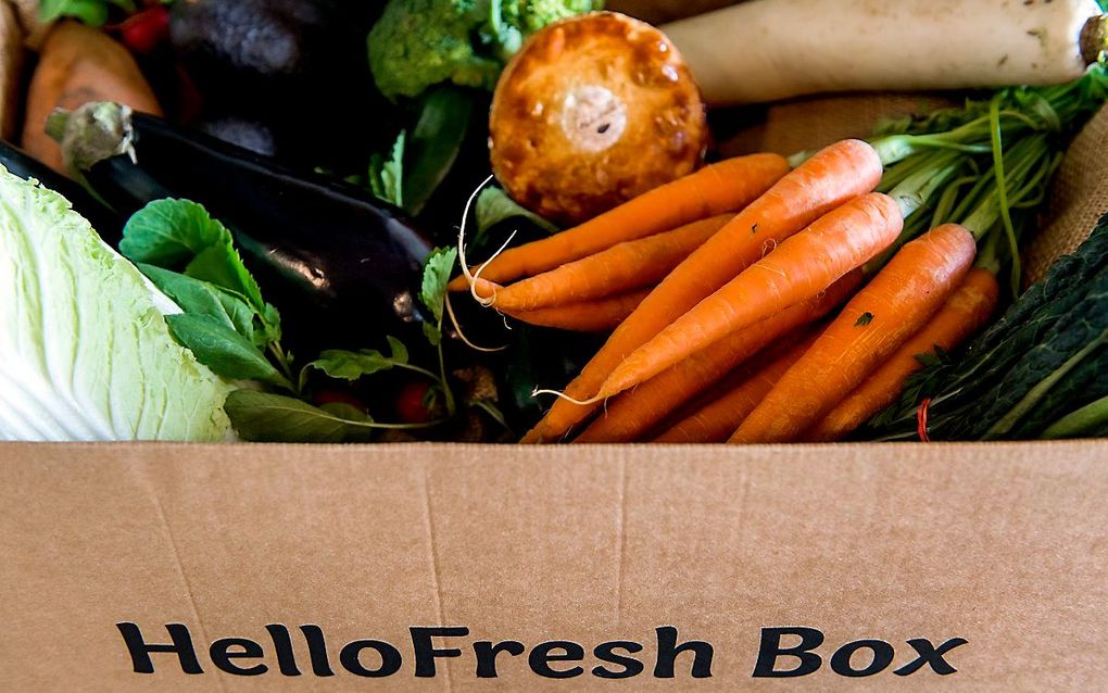 Een maaltijdbox van HelloFresh. beeld ANP