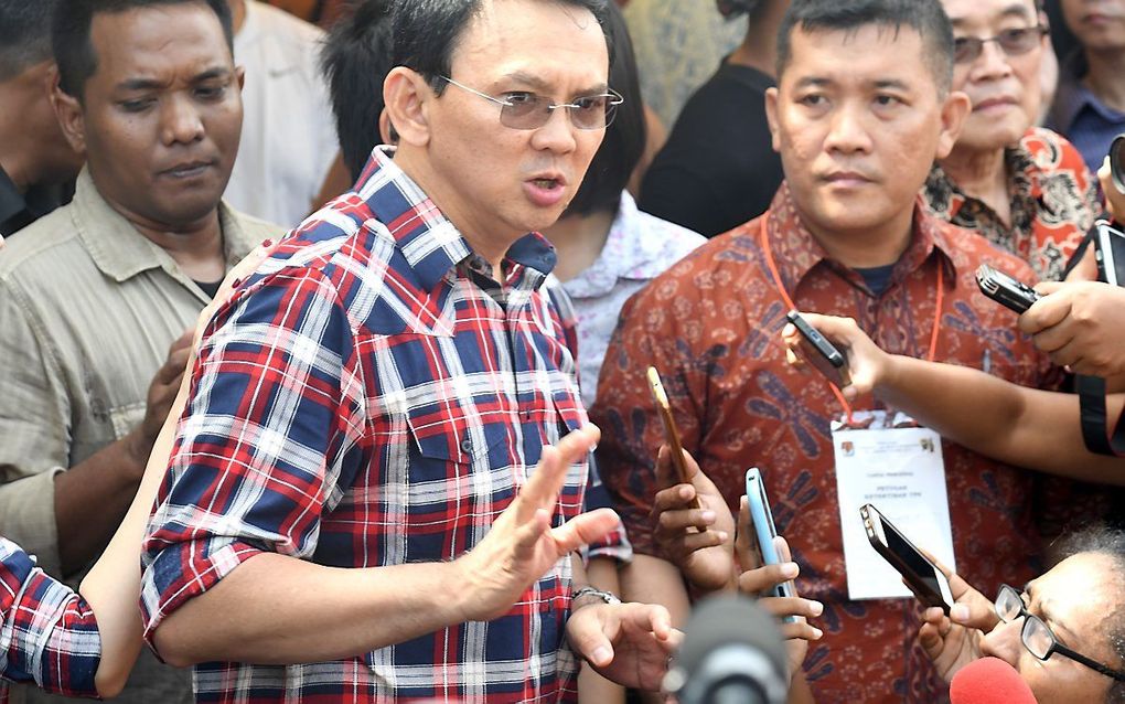 Ahok. beeld AFP