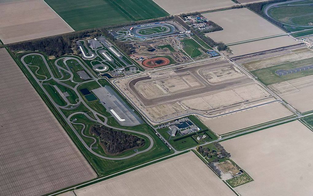 Lelystad Airport vanuit de lucht. beeld ANP