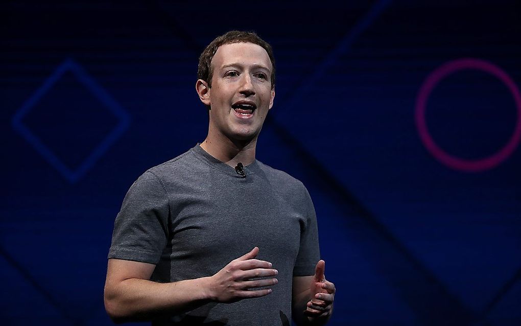 Facebookbaas Mark Zuckerberg. Beeld AFP