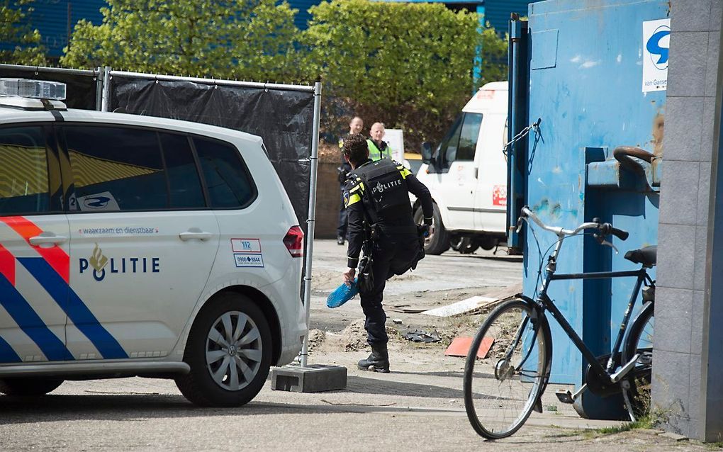 Onderzoek naar de moord in Zoetermeer. beeld ANP