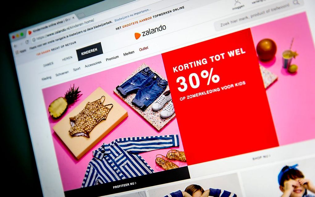 Webwinkel van Zalando. beeld ANP