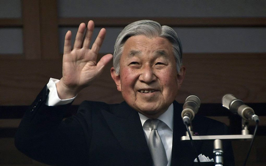 Akihito. Beeld EPA