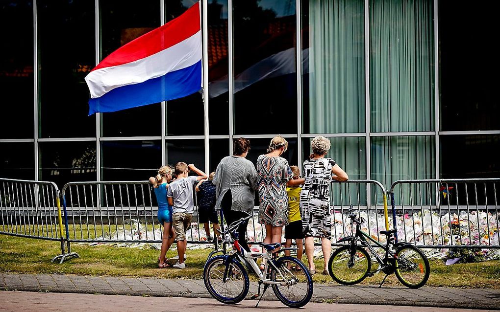 Bloemenzee bij het Oostweide College. beeld ANP