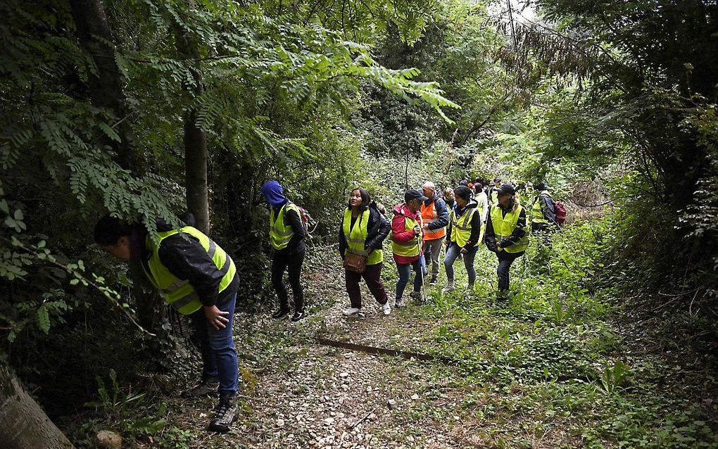 Zoektocht naar het meisje. beeld AFP