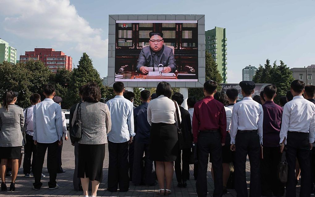 Voor de regering in Pyongyang is het bezit van kernwapens een zaak van leven en dood. beeld AFP