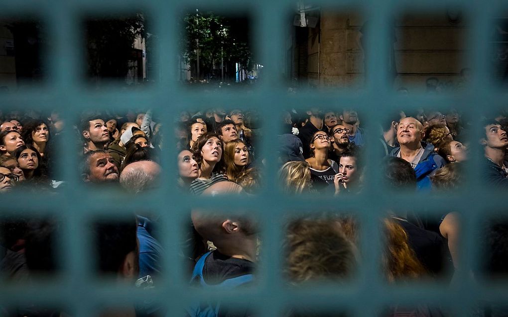 Prins Carlos heeft zich donderdag voor het eerst openlijk uitgesproken over de situatie in Catalonië en Spanje.  beeld AFP