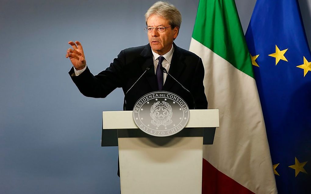 Gentiloni. beeld EPA