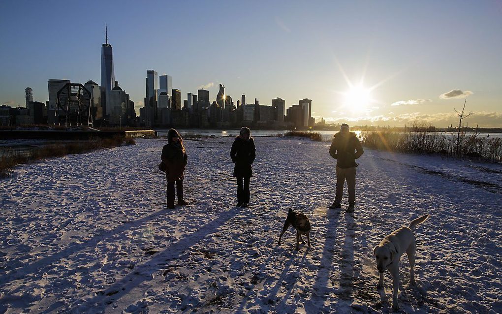 New York, zaterdagmorgen. beeld AFP