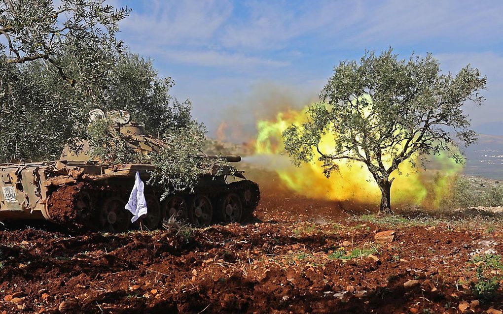 Gevechten in de buurt van Afrin. beeld AFP