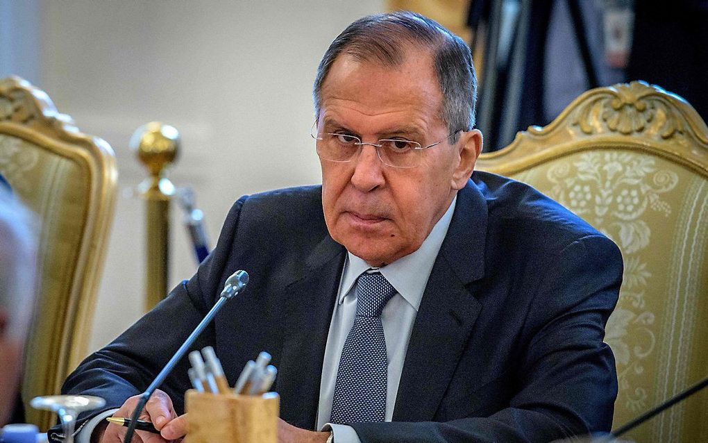 Lavrov. beeld AFP