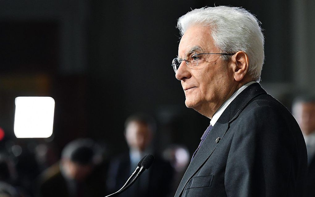 Mattarella. beeld EPA