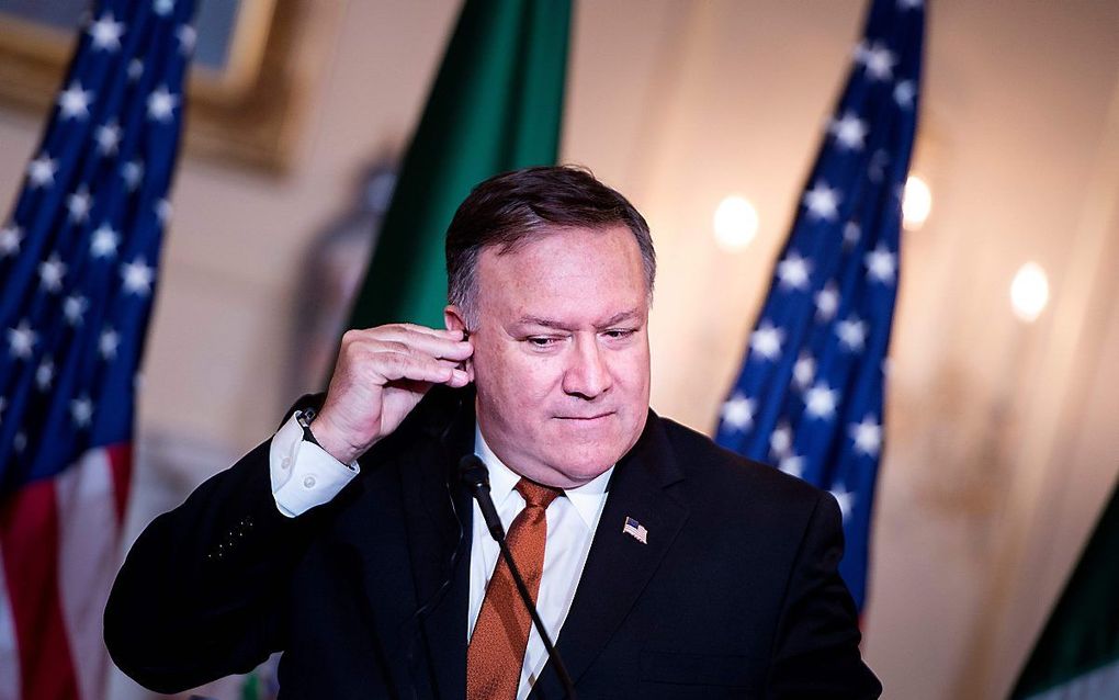 Pompeo. beeld AFP