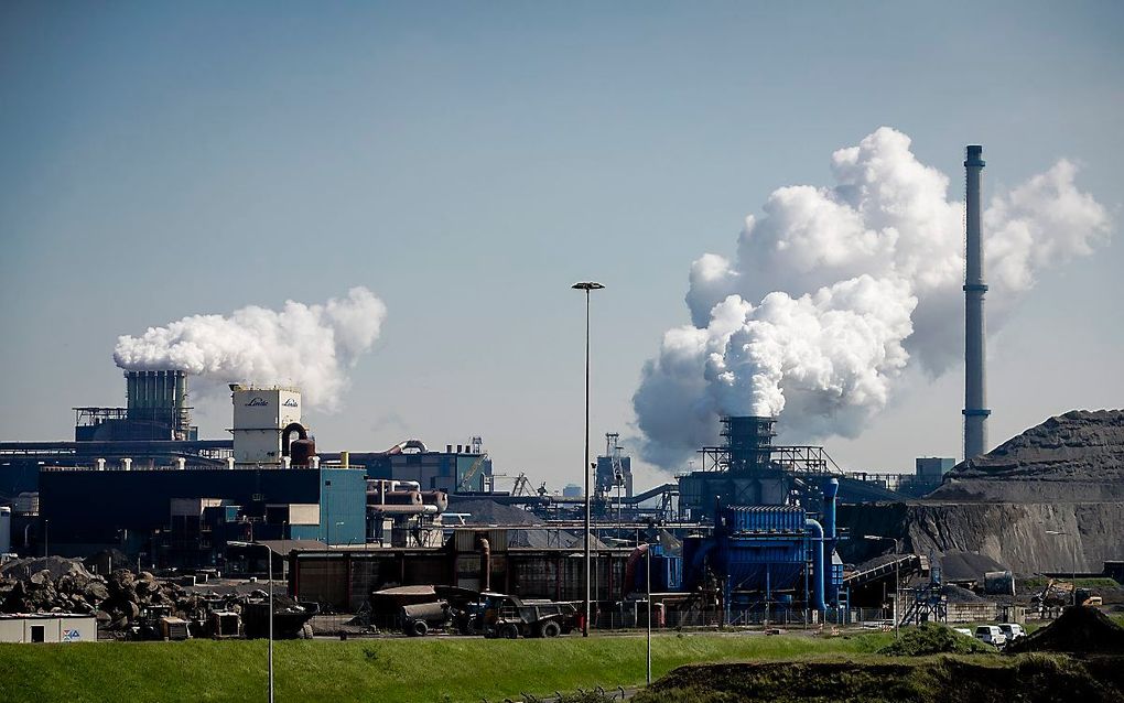 De hoogovens van staalbedrijf Tata Steel. beeld ANP