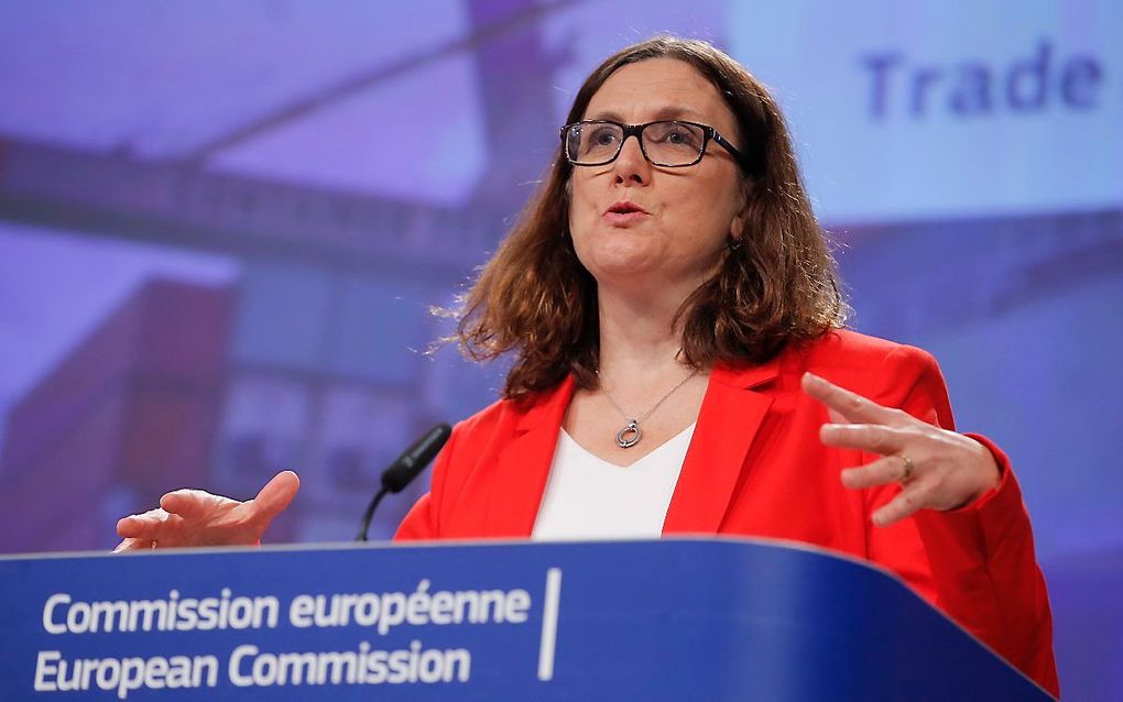 Malmstrom. beeld EPA