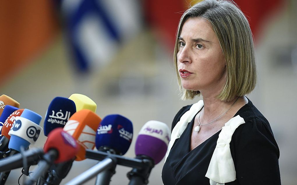 Mogherini. beeld AFP