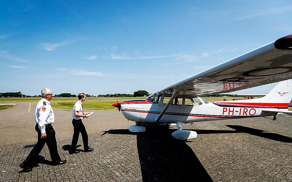 Archiefbeeld van een vliegtuig op vliegbasis Teuge. beeld ANP