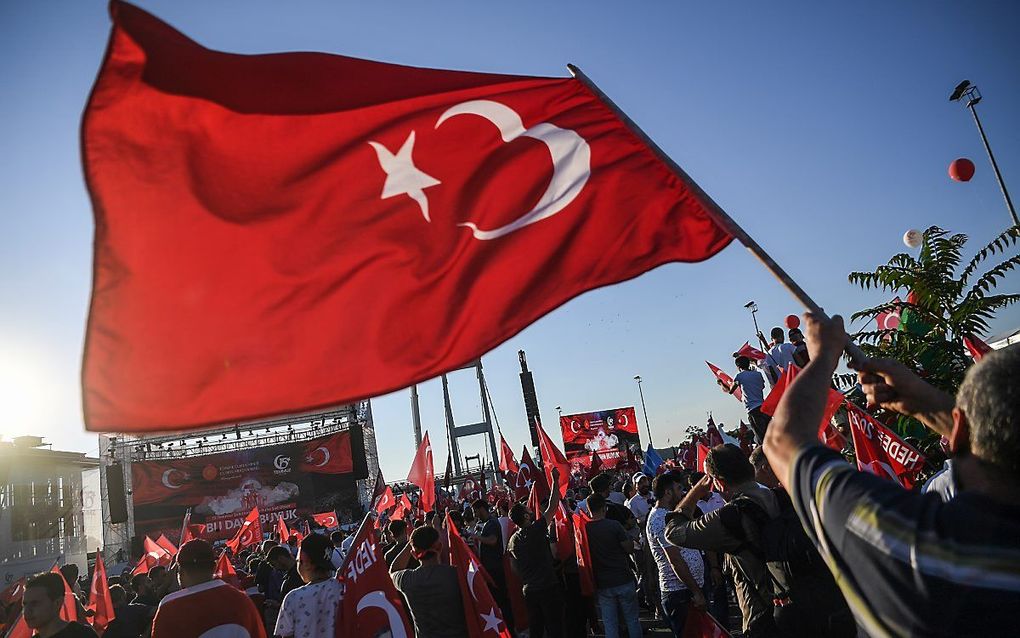 Na twee jaar is in Turkije de noodtoestand opgeheven.  beeld AFP