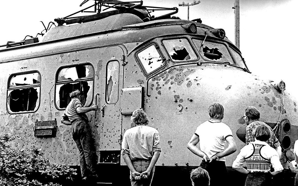 23 mei tot 11 juni 1977: negen gewapende Molukkers kapen een trein bij het dorp De Punt in Drenthe. beeld ANP